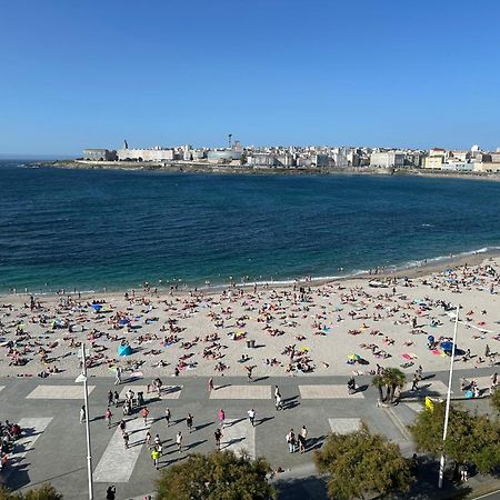 ア・コルーニャPiso Con Vistas A La Playa De Riazorアパートメント エクステリア 写真
